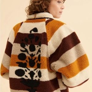 NWT Size L FP Movement Free People Womens Rocky Ridge Fleece Jacket.